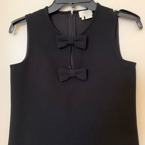 Kate Spade New York Black Bow Top Size 0. NWOT